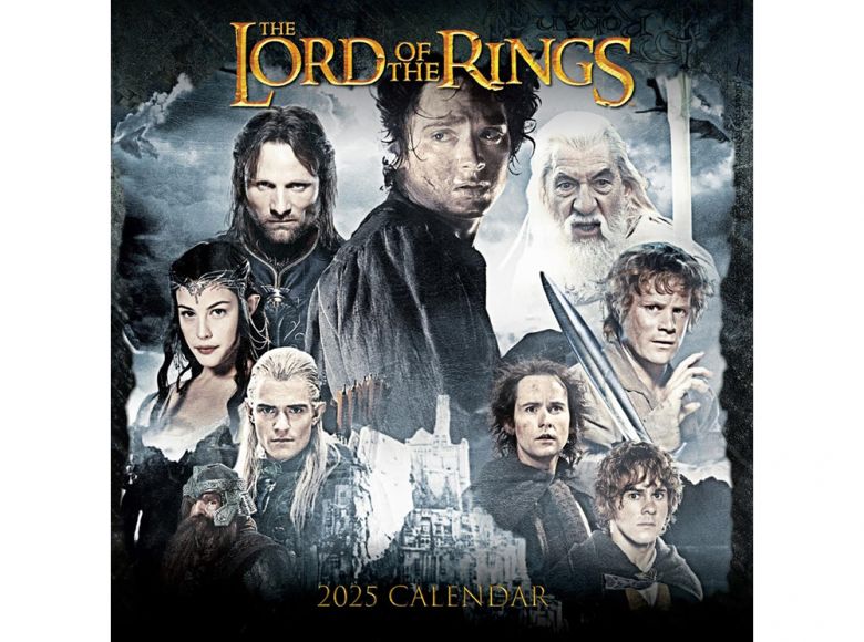 Lord of the Rings 2025 Square Calendar