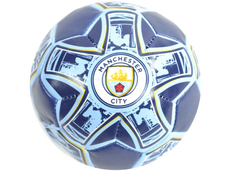 Man City 4 Inch Mini Soft Ball MC08308