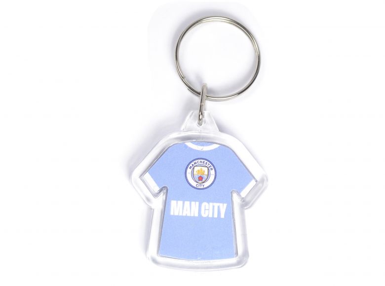 Man City Acrylic Double Sided Kit Keyring