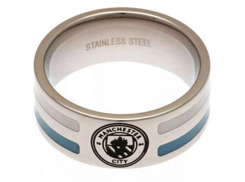 Man City Colour Stripe Ring