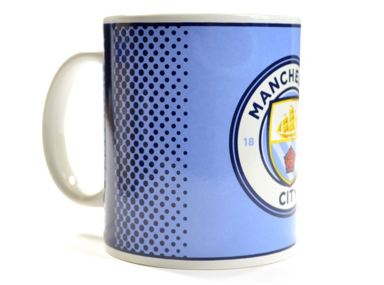 Man City Boxed Mug Fade Design