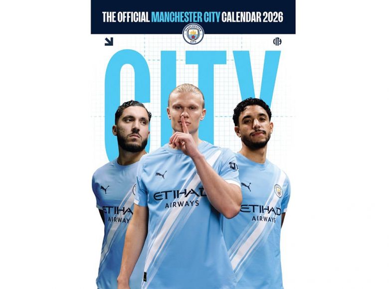 Man City FC 2026 A3 Wall Calendar