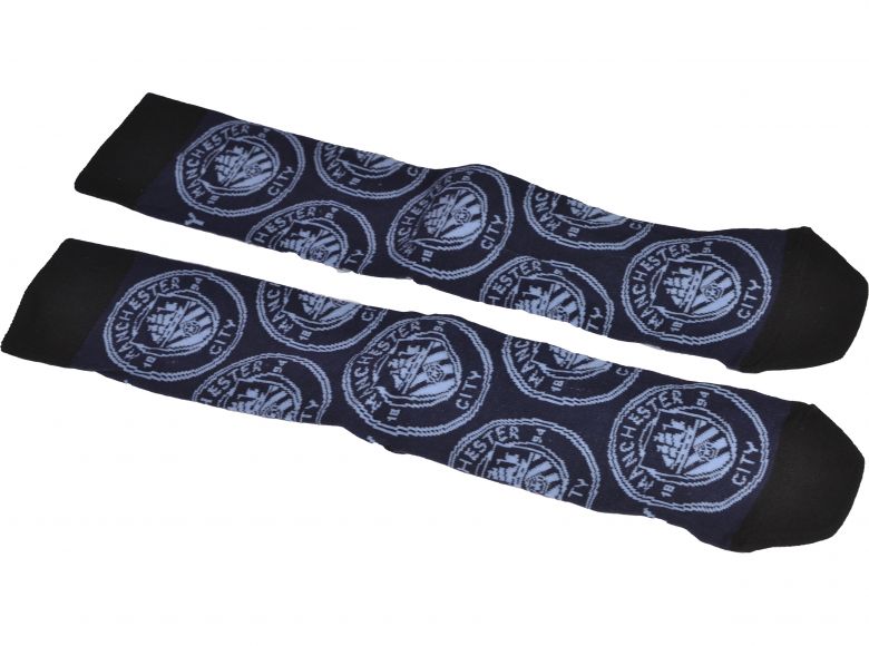 Man City FC All Over Print Adult Socks 8 to 11