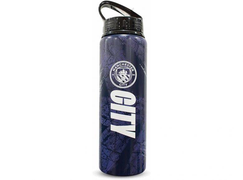 Man City FC Super City Graphic Aluminium Water Bottle 750ml