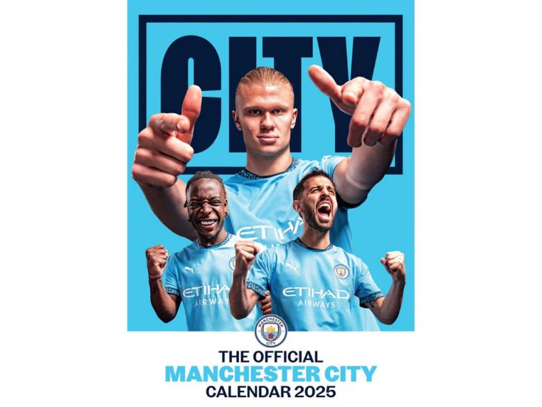 Man City Football A3 2025 Calendar