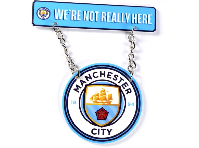 Man City Hanging Street Sign Magnet