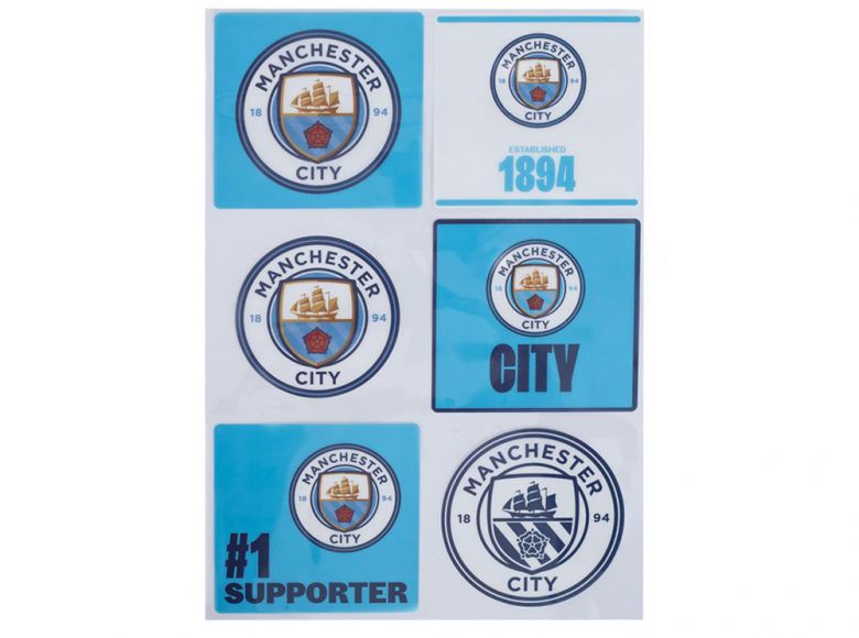 Man City Multi Car Decal Set