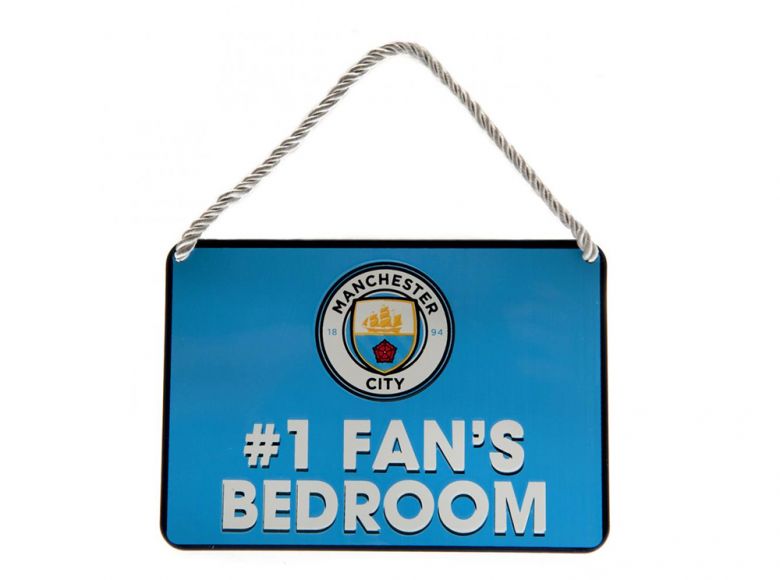 Man City FC No One Fans Bedroom Sign