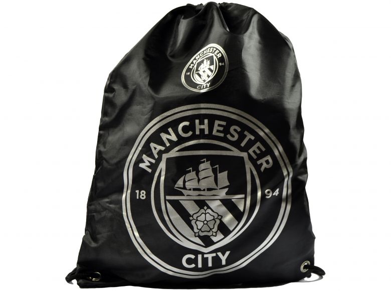 Man City React Black Gym Bag
