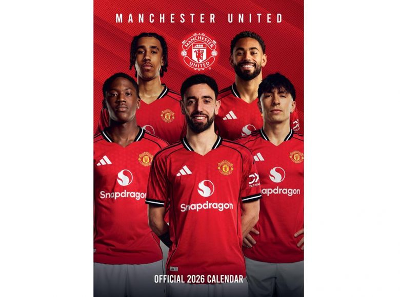 Man UTD FC 2026 A3 Wall Calendar