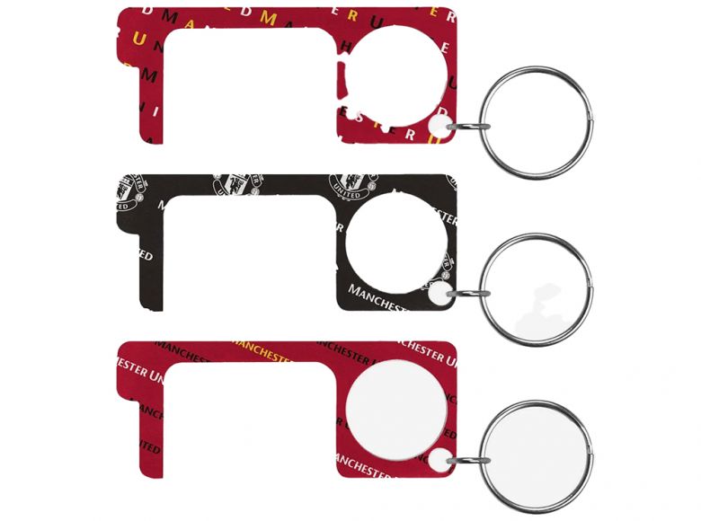 Man UTD FC 3 Pack No Touch Keyrings