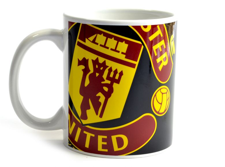 Man Utd Halftone 11oz Boxed Mug