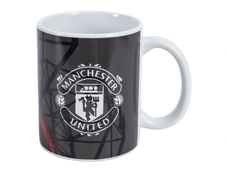 Man UTD Old Trafford 11oz Boxed Mug Black