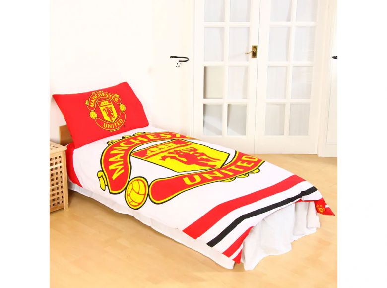 Man Utd Pulse Single Duvet and Pillow Case Set