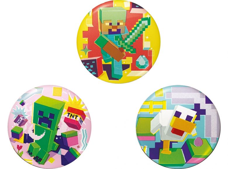 Minecraft Characters Badge Pack