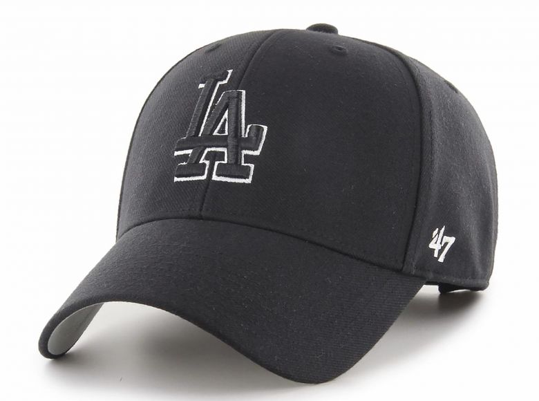 47 Brand MLB Los Angeles Dodgers MVP Cap Black Black