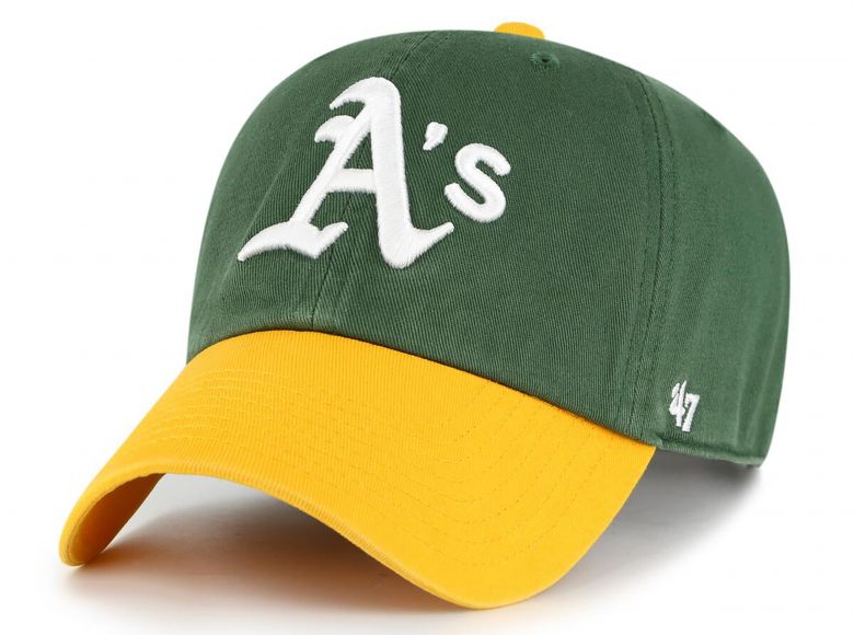 47 Brand MLB Oakland Athletics Clean Up Cap Green