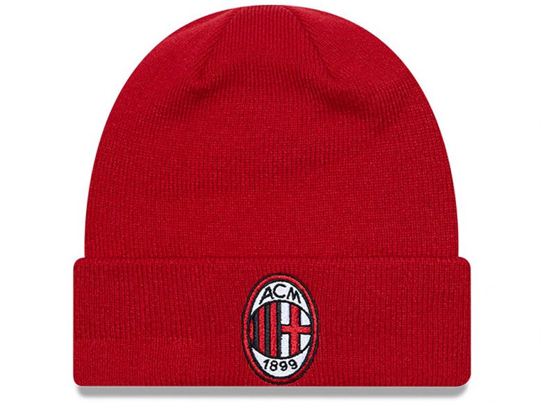 New Era AC Milan Red Cuff Knit Beanie Hat