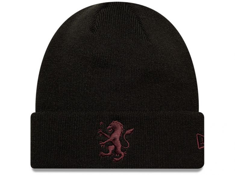 New Era Aston Villa Cuff Knit Beanie Hat Black