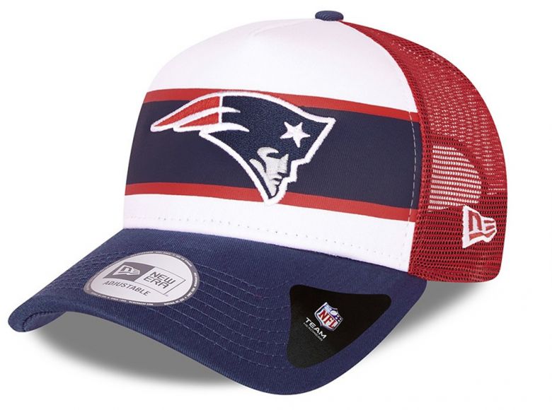 New Era New England Patriots Retro A frame Trucker Cap