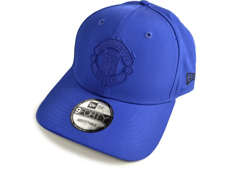 New Era Manchester United Rubber Patch 9Forty Cap Blue