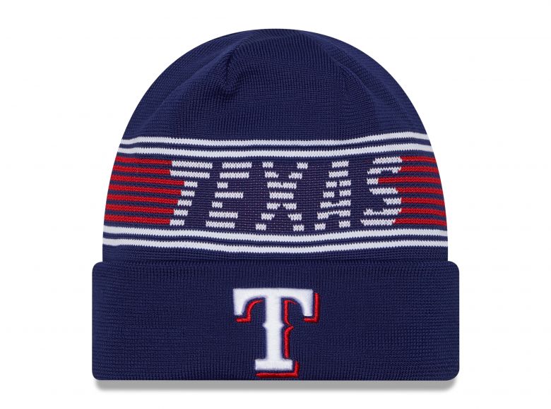 New Era Texas Rangers Sport Knit Beanie Hat