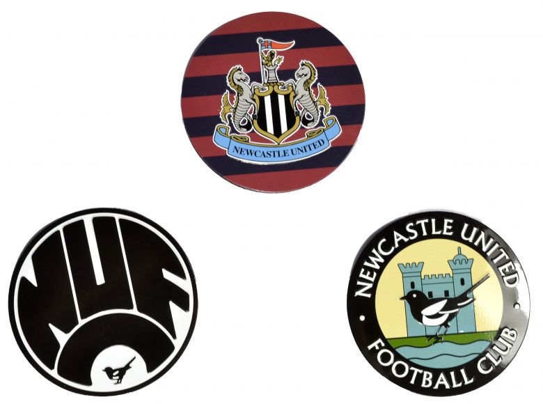 Newcastle United 3 Pack Retro Magnet Set