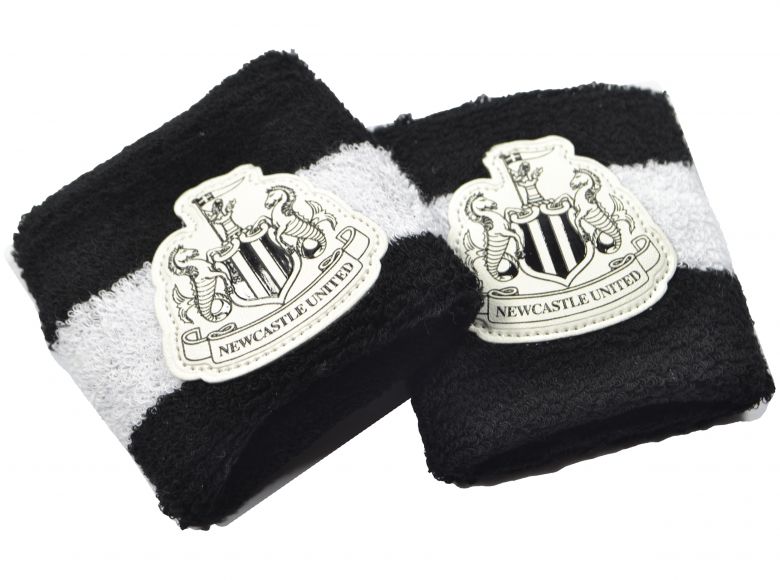 Newcastle Cotton Wristbands Black White