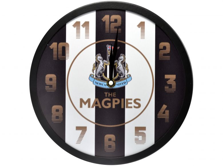 Newcastle United Magpies Wall Clock