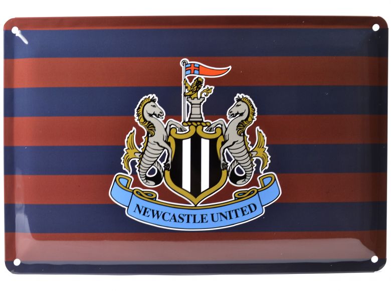 Newcastle United Retro Dayz Striped Sign
