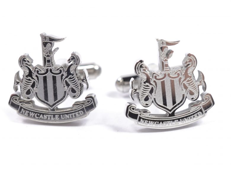 Newcastle United Stainless Steel Crest Cufflinks