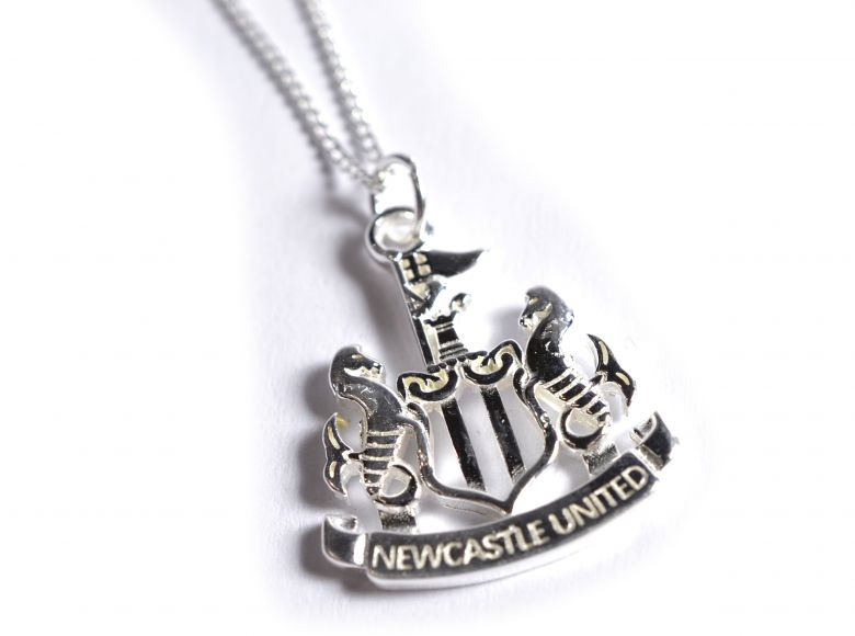 Newcastle United Sterling Silver Pendant and Chain