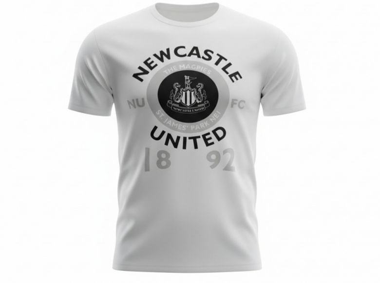 Newcastle United T Shirt Magpies White