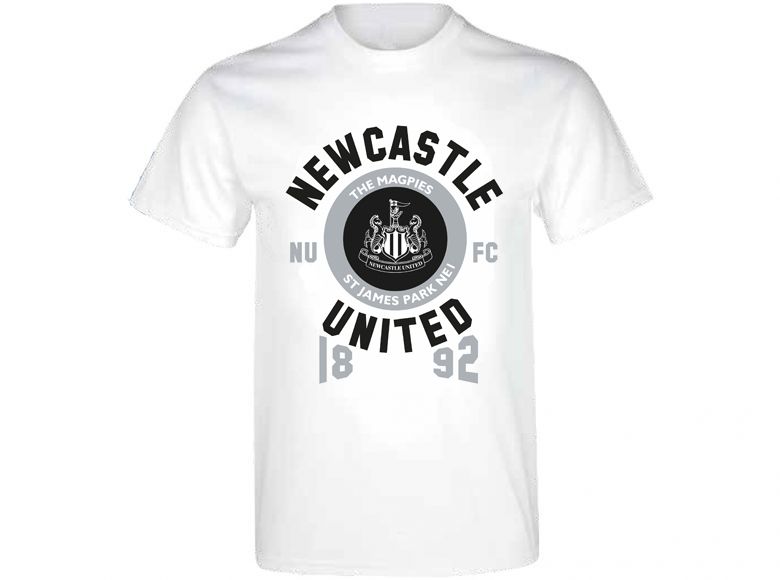 Newcastle United T Shirt Magpies White