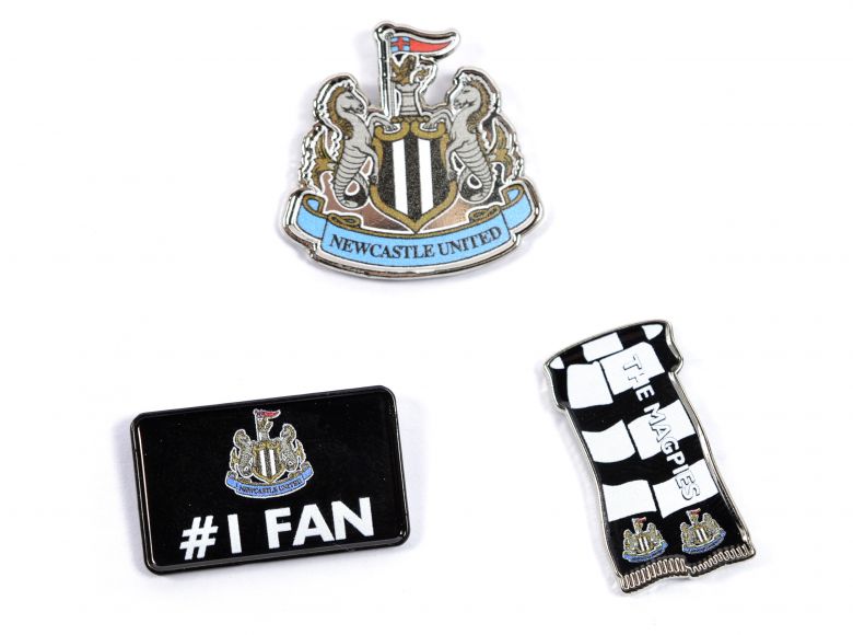 Newcastle United Three Badge Set