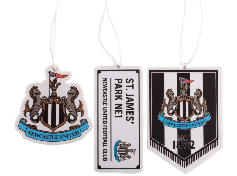 Newcastle United Three Pack Air Freshener Set
