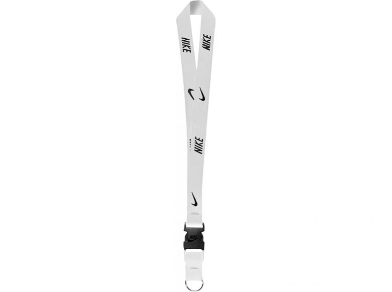 Nike Adults Unisex Detachable Lanyard White