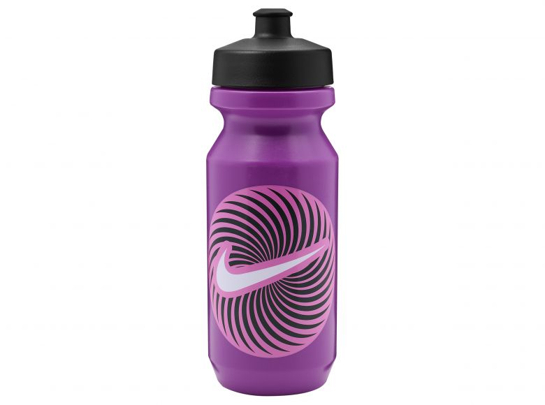 Nike Big Mouth Sports Bottle 2 Graphic 22oz Purple Black Playful Pink