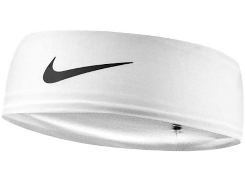 Nike Dri FIT Fury Classic Headband White Black