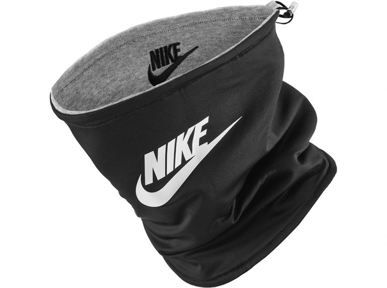 Nike Neckwarmer Reversible Club Fleece Grey Heather Black White