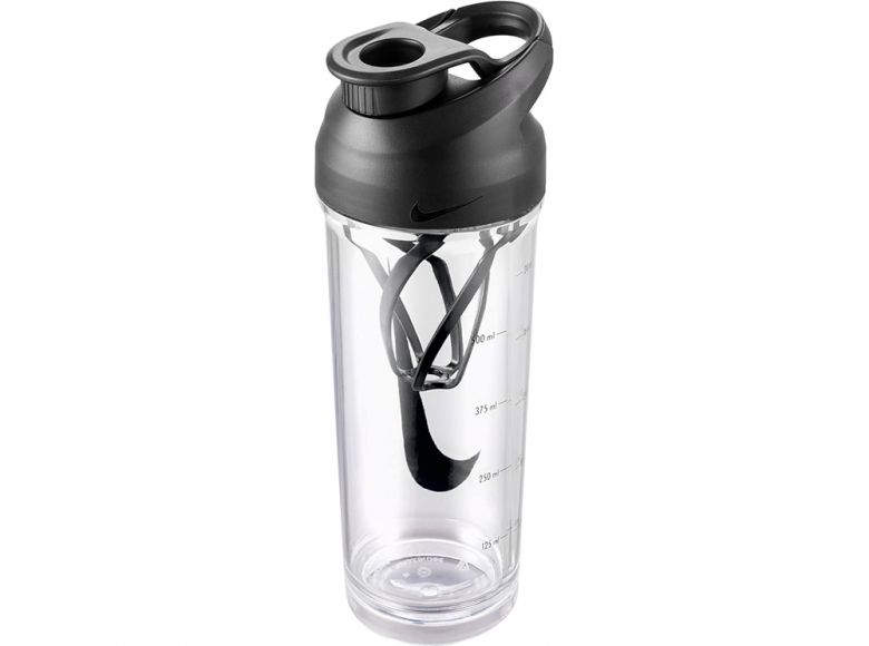 Nike TR Charge Shaker Bottle 24OZ Clear Black