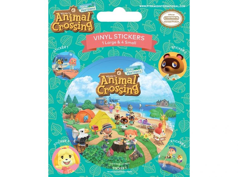 Nintendo New Horizons Animal Crossing Vinyl Stickers