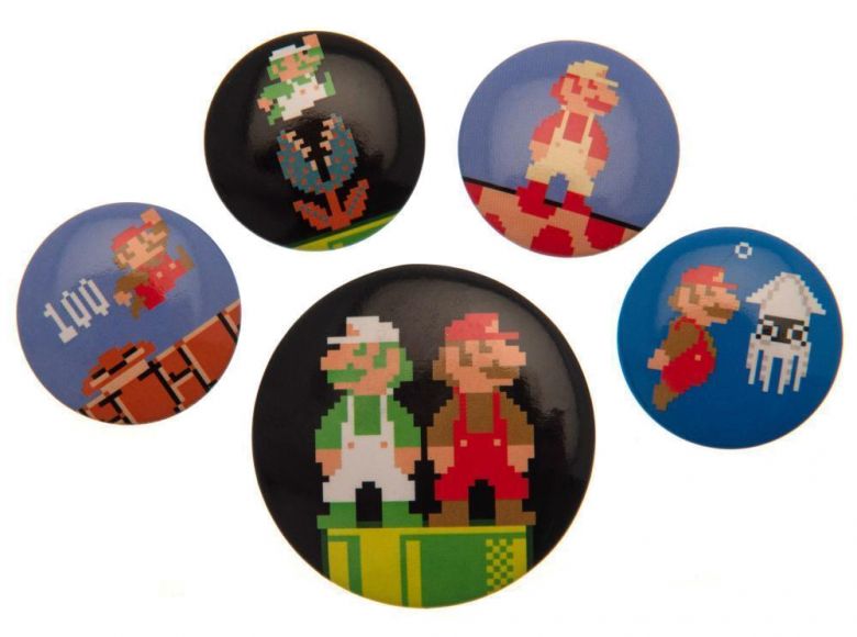 Nintendo Super Mario Badge Pack