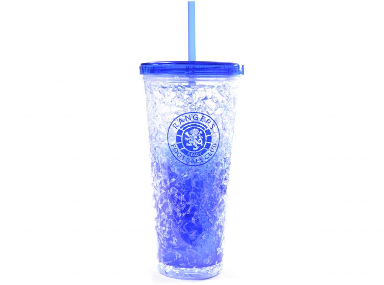 Rangers Freezer Cup With Straw
