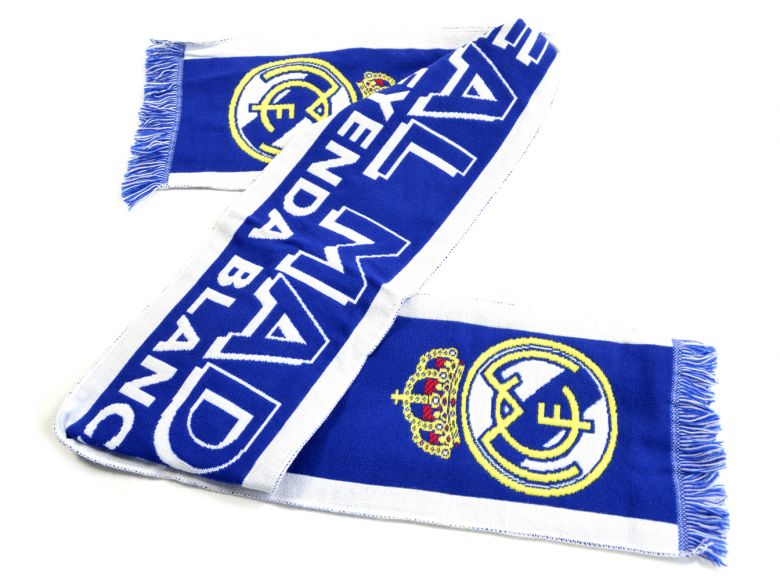 Real Madrid Blue White Scarf