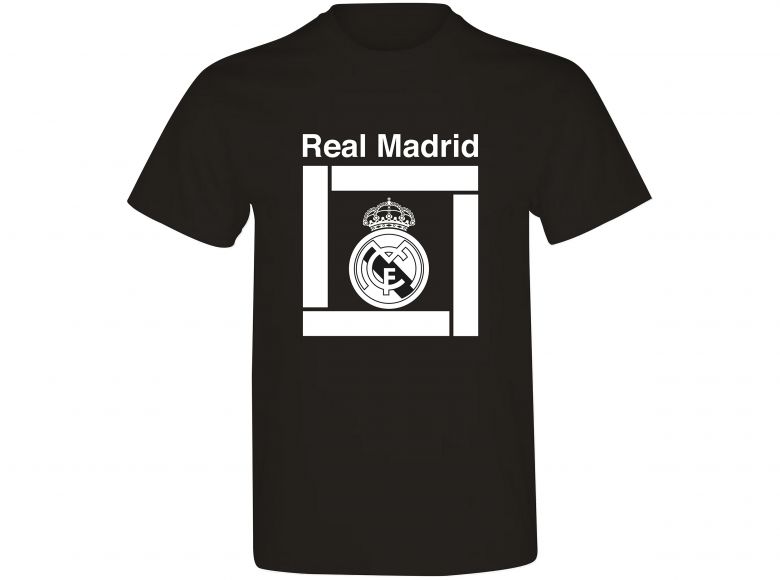 Real Madrid T Shirt Black