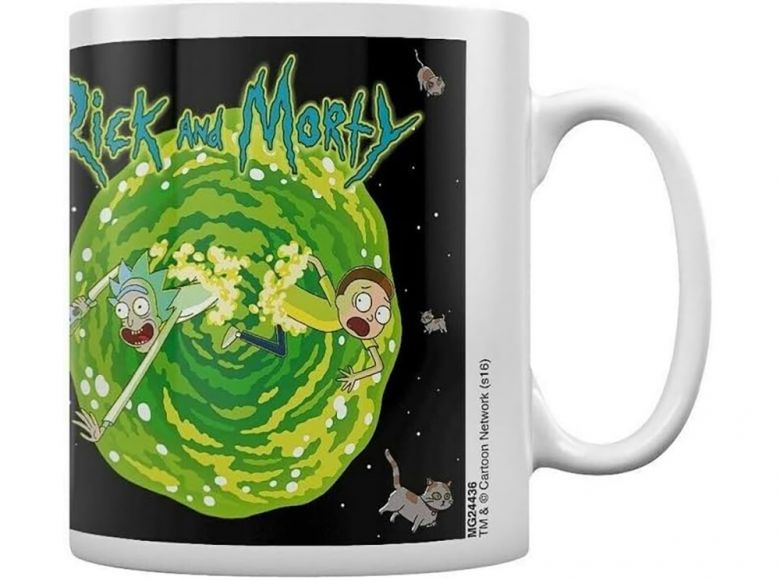 Rick and Morty Floating Cat Dimension 11 OZ Boxed Mug