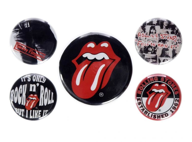 Rolling Stones Classic Badge Set