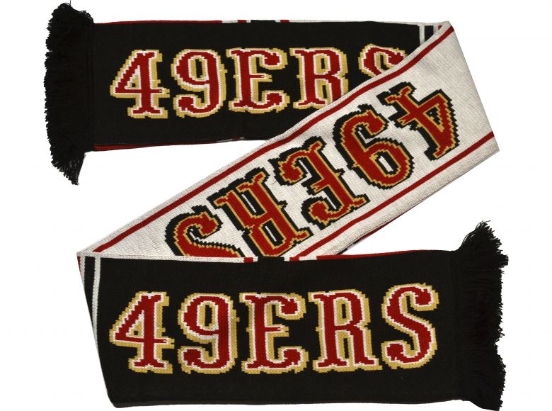 San Francisco 49ers Colour Rush Bar Scarf Black Red White
