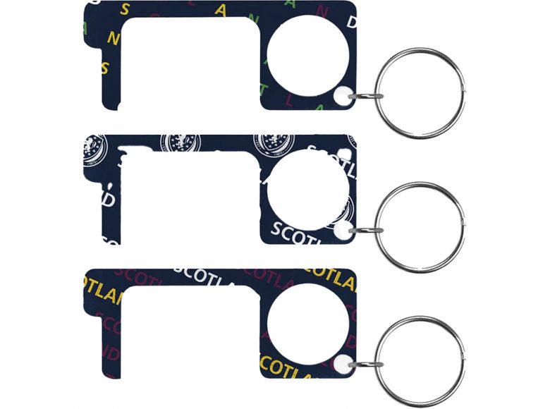 Scottish FA 3 Pack No Touch Keyrings